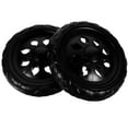 thumbnail image 1 of Shopping Cart Wheels Two Wheeler Replace Trash Can Black-ish Blackl Grocery Replacement for 2 Pcs, 1 of 6