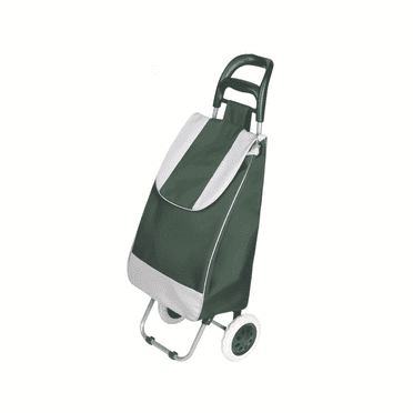 Shopping Cart for Groceries ,Heavy Duty Grocery Cart with Wheels, Large Utility Cart Trolley for Groceries, Laundry, Pantry, Garage