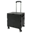 Shopping Cart with Wheels, Portable Shopping Cart for Groceries