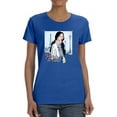 thumbnail image 1 of Shopping Girl In Paris Shaped T-Shirt Women -Image by Shutterstock, Female Medium, 1 of 4
