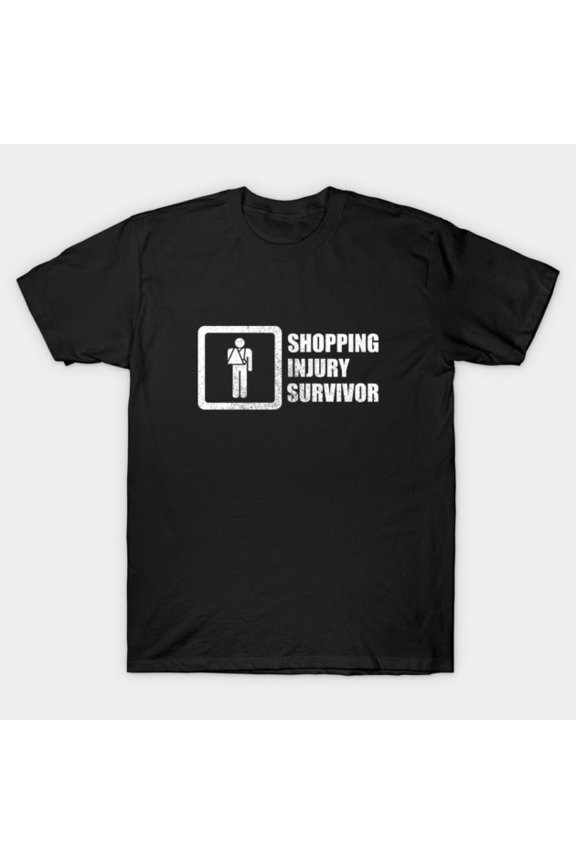 Shopping Injury Survivor Funny Retail Therapy G3903 Unisex T-Shirt, Up to Size 5XL