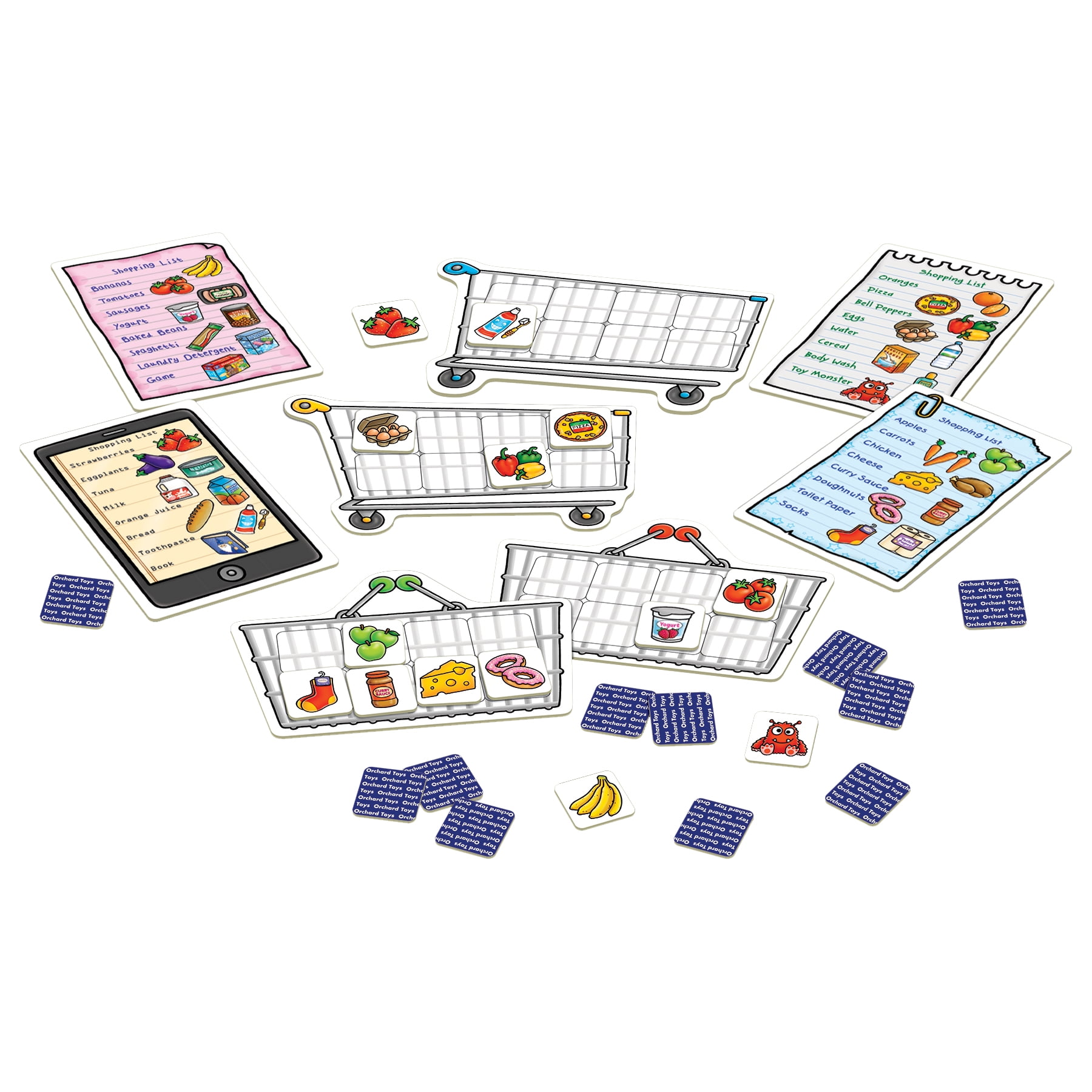 Shopping List, Fun and Educational Board Game, by Orchard Toys
