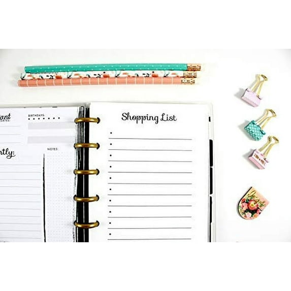 Shopping List Inserts for 7 Disc Planners