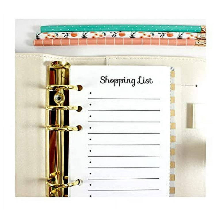Shopping List Inserts for Personal Size Planners
