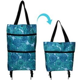 Shopping bag on wheels walmart hotsell