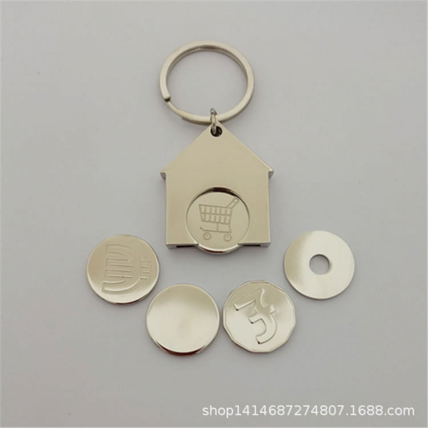 Shopping Trolley Token Key Ring Trolley Token Coin Keyring Keychain