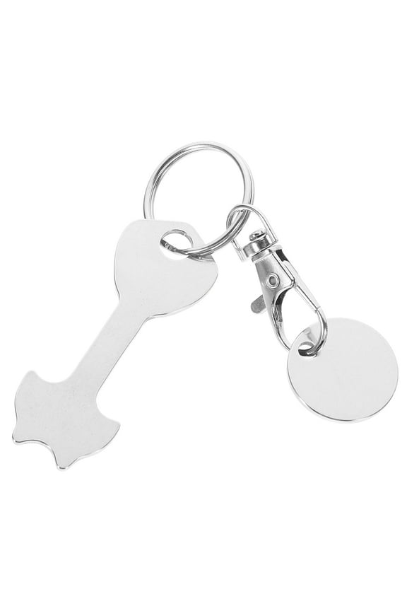 Cart Token Trolley Unlock Release Key Quarter Holder Keychain Wagons Carts Shopping