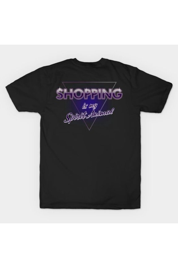 Shopping is my Spirit Animal Funny Retail Therapy G3763 Unisex T-Shirt, Up to Size 5XL