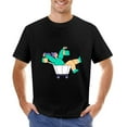 thumbnail image 1 of Shoppings Men’s T-Shirt 100% Cotton Casual Short Sleeve Tops Gift Tee Black M, 1 of 2