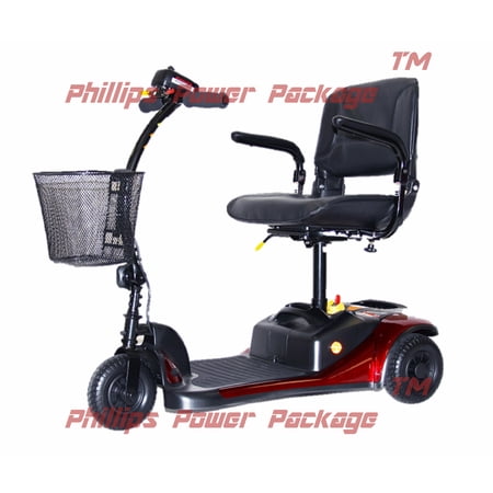Shoprider - Dasher 3 - Portable Travel Scooter - 3-Wheel - Red