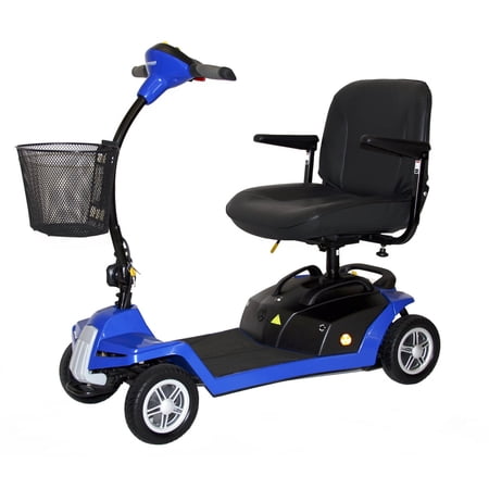 Shoprider - Escape - Portable Travel Scooter - 4-Wheel - Blue