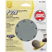 Shopsmith Sandpaper Hook&Loop 5 0grit, Grit22