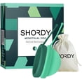 thumbnail image 1 of Shordy Reusable Menstrual Disc, Set of 2 (Size - Small & Large) with Pouch, upto 12 Hours Use, Tampon and Pad Alternative, Green Period Discs, 1 of 8