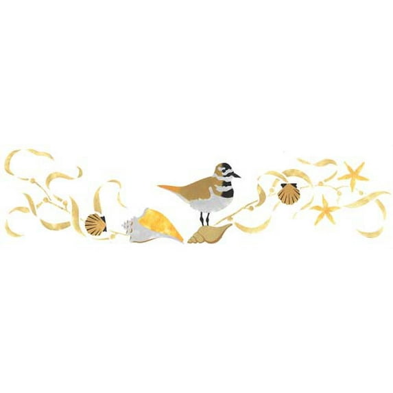 Shore Bird Wall Stencil SKU #1242 by Designer Stencils