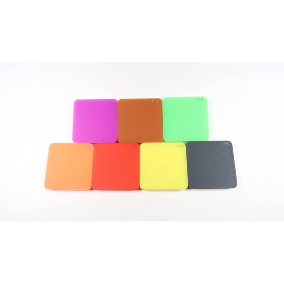 Shore Hardness Test Block Shore Hardness Test Block Type A for Shore Durometer Rubber Hardness Tester Block Shore Hardness Block Kit to Measure 7 Different Color Block$$Electronics Accessories