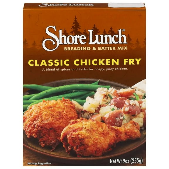 Shore Lunch Chicken Breading Mix, Classic Fried Chicken, 9 Oz Box