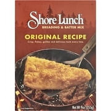 Shore Lunch Original Recipe Crispy Breading and Batter Mix, 9 oz, Perfect for Frying and Coating