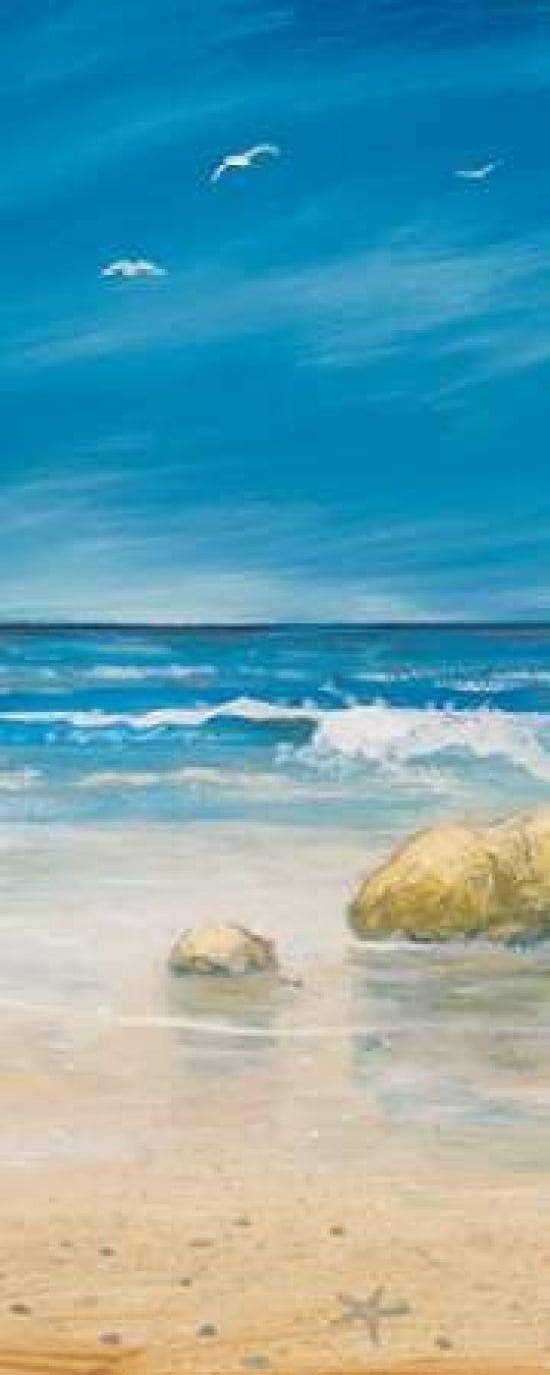 Shore Panel I Canvas Art - Kingsley (10 x 20)