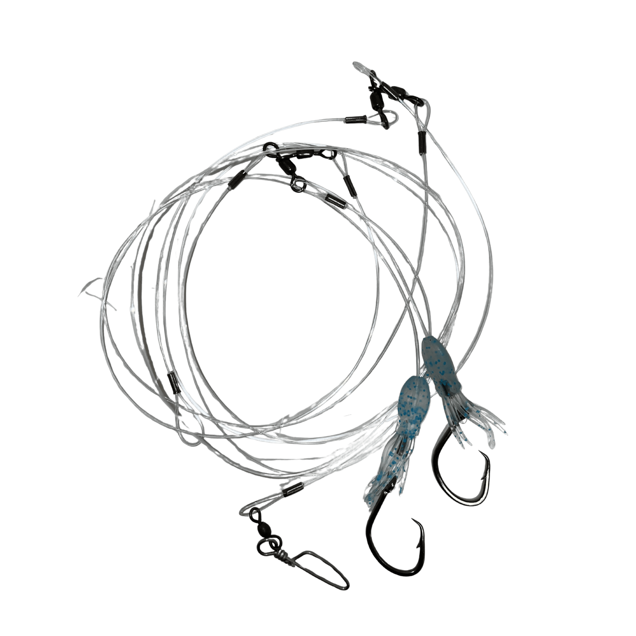 Shore Pro Deep Drop Rig 7/0 150# 3 Way 2 Hook Tile Fish Rig - Walmart.com