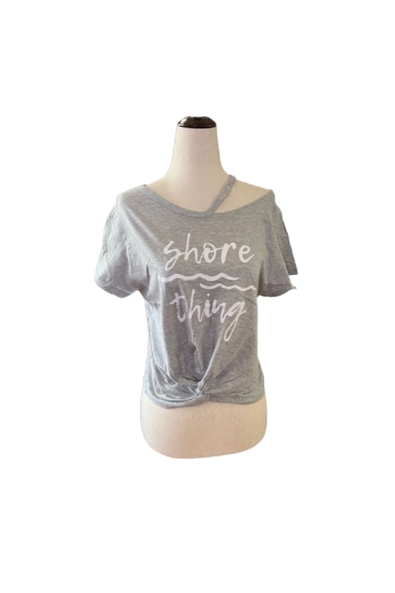 Shore Thing Twisted Knot Crop Top
