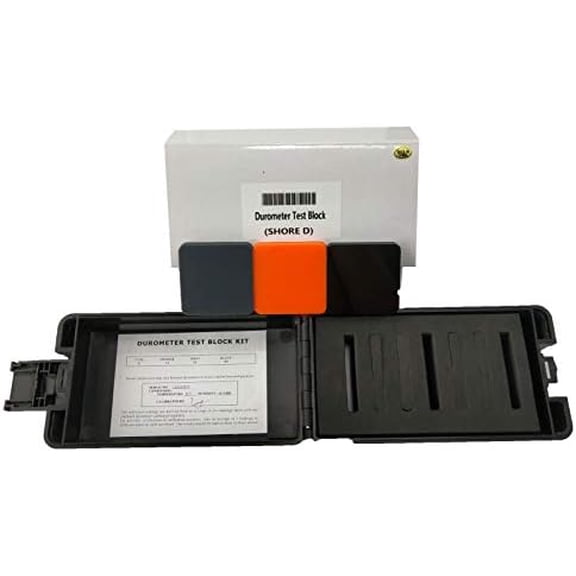 Shore Type D Hardness Test Block Kit with 3 Different Durometer Color Block Hard Rubber and Plastics Measurement$$Electronics Accessories