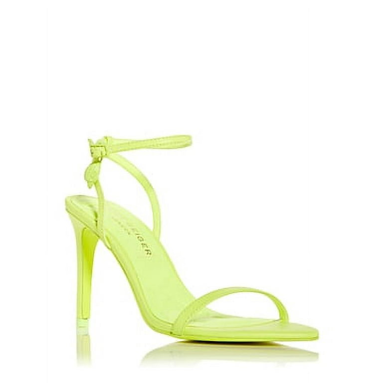 Yellow ankle strap on sale heels