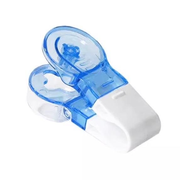 Shoreew 1/2/3Pcs Portable Pill Taker with Built-in Compartment Elderly Disabled Blister Pack Opener Assistance Tool Travel Tablets Pills Dispenser Extractor Remover