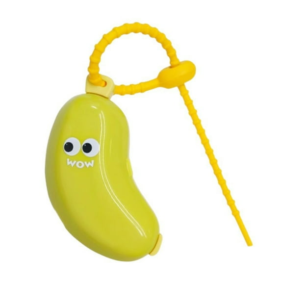 Shoreew 1/2Pcs Banana Toothbrush Cover with Toothpaste Dispenser Dust-Proof Compact Design Portable Toothbrush Head Holder