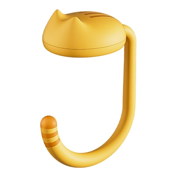 Shoreew 1/2Pcs Desk Hooks Handbag Hangers Funny Cat Design Strong Load-bearing Easy to Install Bag Holders Table Purse Hooks