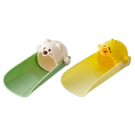 Shoreew 1/2Pcs Faucet Extender for Kids Safe Anti-Slip Design Splash-Proof Cartoon Shape Hand Washing Extension for Bathroom Sink Kitchen