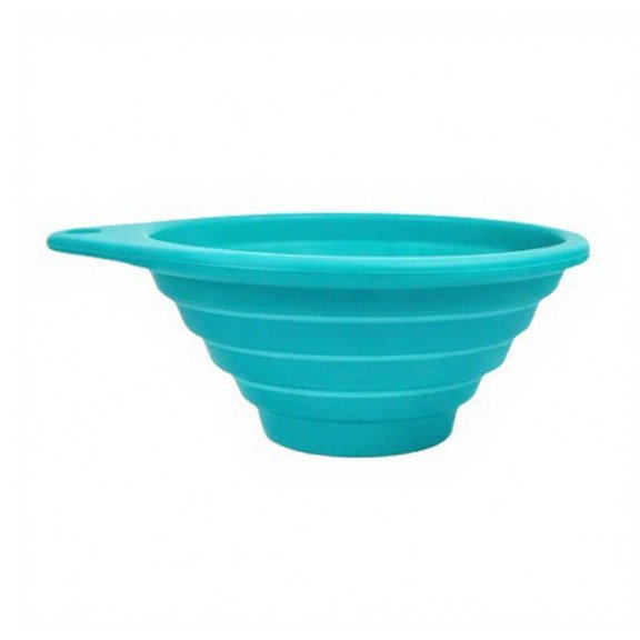 Shoreew 1/2Pcs Fine Mesh Filter Funnel Collapsible Silicone Funnel with 40 Mesh Stainless Steel Strainer Coffee Tea Cocktails Wine Flour Sifting Matcha Powder Sifter