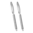thumbnail image 1 of Shoreew 1/2Pcs Fish Scale Scraper Tool Stainless Steel Fish Cleaning Kit with Comfortable Non-Slip Handle Fish Descaler Sawtooth Remover for Home Kitchen, 1 of 6