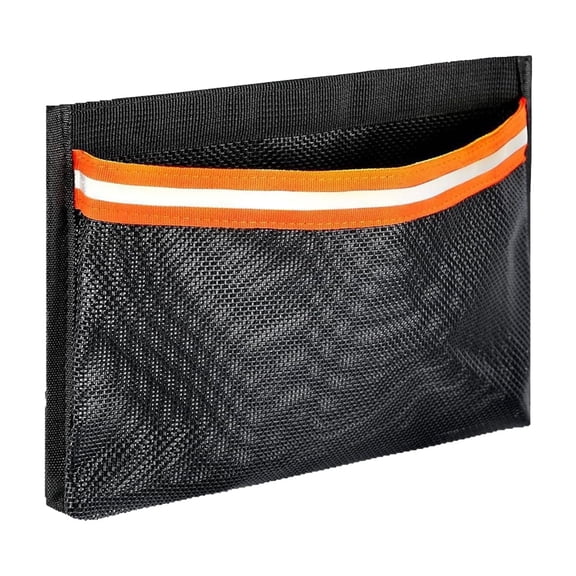 Shoreew 1/2Pcs Reflective Self-Adhesive Universal Boat Caddy Organizer Mesh Bag Large Capacity Waterproof Boat Storage Accessories