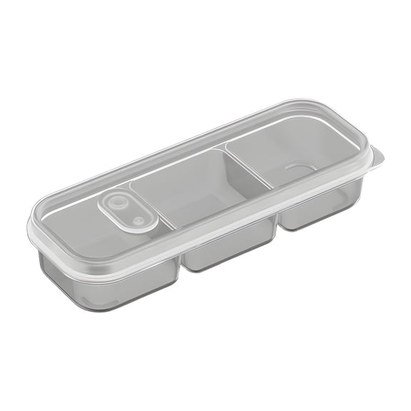 Shoreew 1/3/6Pcs Food Fruit Storage Box Multiple Compartments BPA Free Transparent Design Portable Refrigerator Freezer Organizer