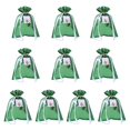 thumbnail image 1 of Shoreew 10 Pcs Christmas Drawstring Gift Bags Holiday Foil Gift Bags Reusable Xmas Gift Wrapping Bags for Gifts Presents Xmas Party Favors, 1 of 7