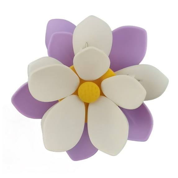 Shoreew 10Pcs/Set Sealing Clamp Easily Open Close Magnetic Absorption Double-Layer Flower Shape Food Bag Sealing Clips