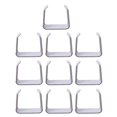 thumbnail image 1 of Shoreew 10Pcs Washing Machine Drain Hose Holder Universal No Drill Self-adhesive Washer Water Pipe Fixing Clamp Fasteners Mount, 1 of 7