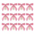 thumbnail image 1 of Shoreew 12/24Pcs Red Small Velvet Christmas Bows DIY Gift Wrapping Crafts Red Christmas Bowknot Wedding Party Decoration, 1 of 7
