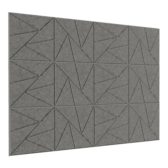 Shoreew 12Pcs Soundproof Wall Panel Self-Adhesive Sound Absorbing High Density Thick Acoustic Foam Panel Noise Reduction Wall Decoration Tile