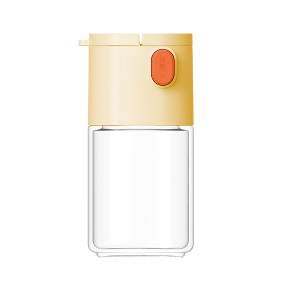 Shoreew 180ml Salt And Pepper Shakers Push Type Precise Quantitative Seasoning Bottle for Kitchen Cooking Camping Multifunctional Salt Control Spice Jars Containers