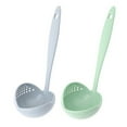 thumbnail image 1 of Shoreew 2-In-1 Long Handle Soup Ladle with Strainer Soup Spoon Essential Kitchen Tool for Cooking And Serving Hot Soups, 1 of 7