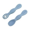 thumbnail image 1 of Shoreew 2Pcs Baby Feeding Spoons Dual Head Silicone Weaning Spoon for Infants Training Spoon BPA-Free Toddler Utensils, 1 of 7
