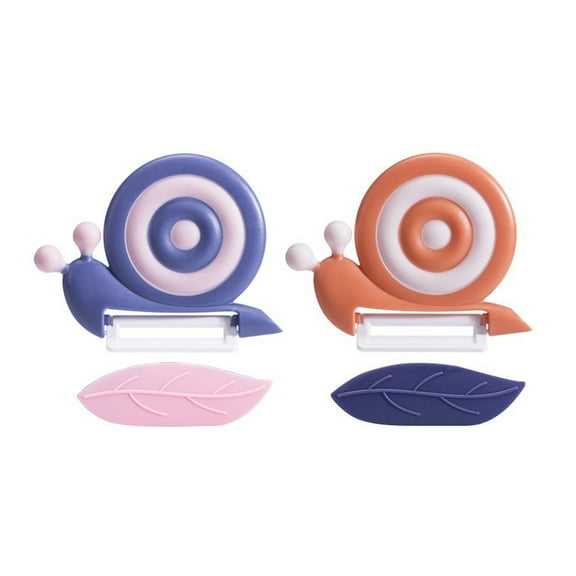 Shoreew 2Pcs Ceramic Peeler Snail Potato Peeler with Non-Slip Handle Fruit Vegetable Peeler for Kids Adults Kitchen Tool