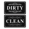 thumbnail image 1 of Shoreew 2Pcs Dirty Clean Dishwasher Magnet Dish Washing Machine Dirty Clean Magnetic Indicator Acrylic Sign Kitchen Fridge Decoration, 1 of 7