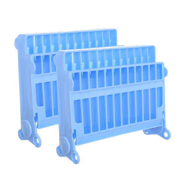 Shoreew 2Pcs Dish Drying Rack 180-Degree Opening Foldable Storage Draining Stand Cutlery Holder for Dish Spoons Forks