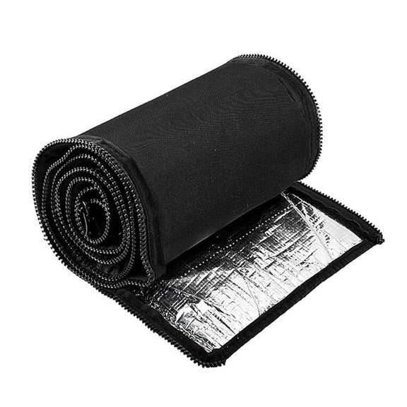 Shoreew 3 Layers HVAC Copper Pipe Insulation Cover UV Resistant AC Pipe Outdoor Insulation Sleeve Outdoor Conduit Insulation Accessory