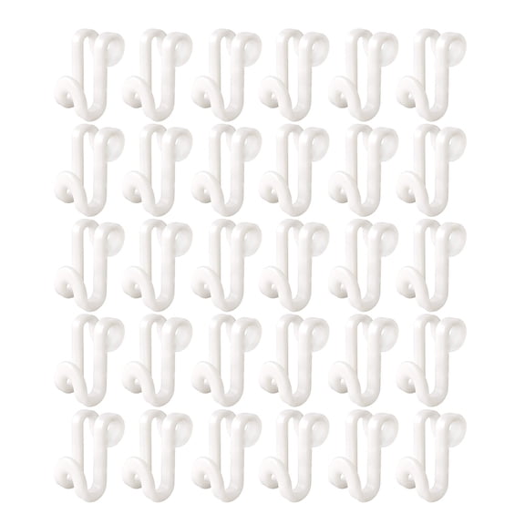 Shoreew 30/60Pcs Garment Hook Multi-Layer Hanger Connectors Heavy Duty Universal Stackable Closet Organizer Hooks