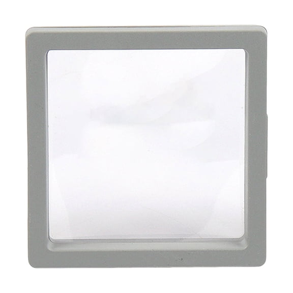 Shoreew 3D Floating Display Box Compact Size Portable Double-Sided Seashell Jewelry Badge Transparent Display Shelf Case