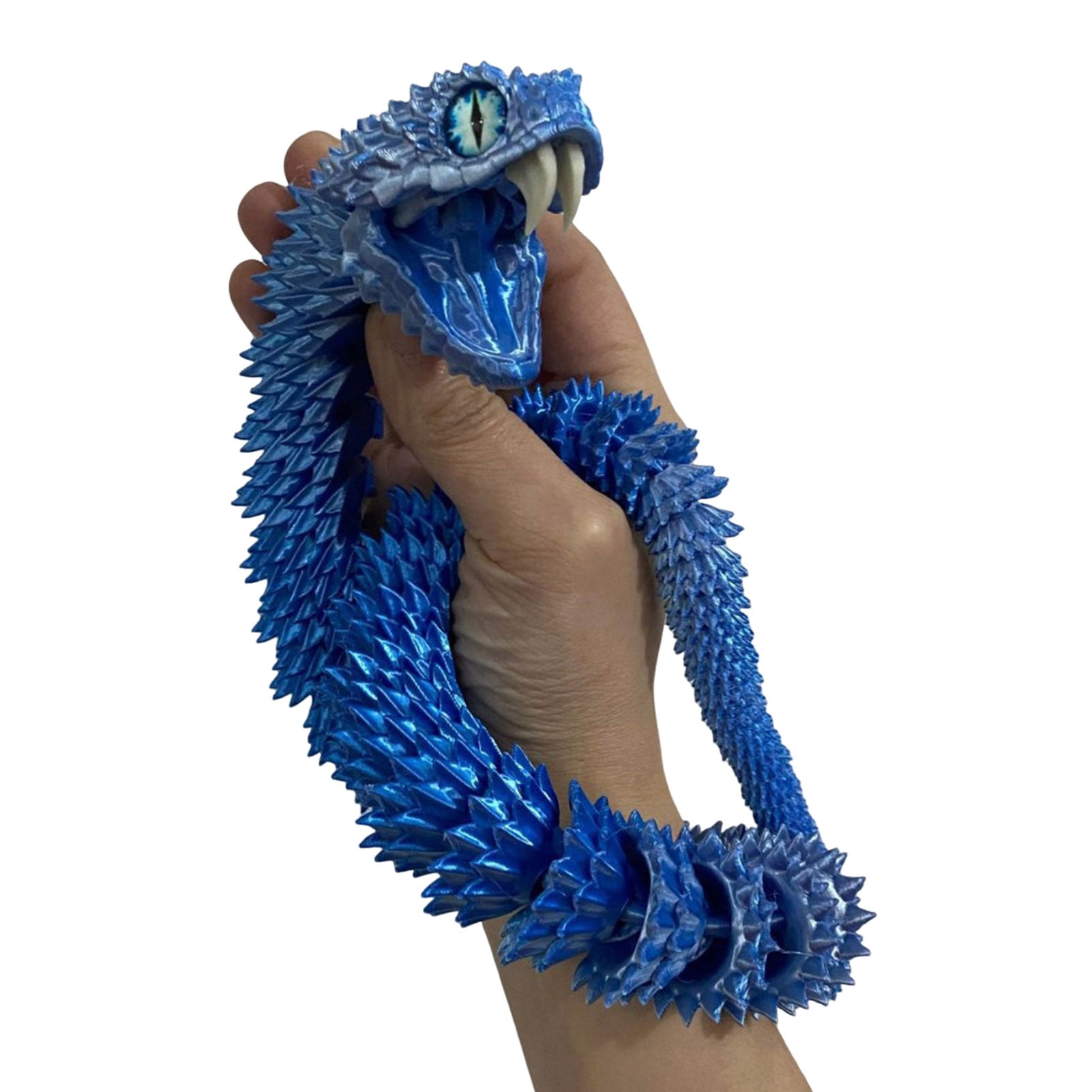 Shoreew 3D Printed Articulated Snake Toy – Flexible Fidget Snake with ...