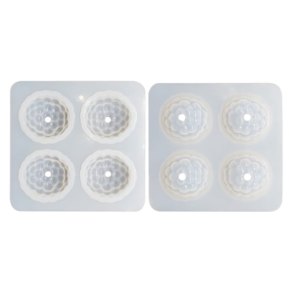 Shoreew 3D Raspberry Silicone Mold 4 Cavity Reusable Food Grade Baking Mold for DIY Desserts Mousse Chocolate